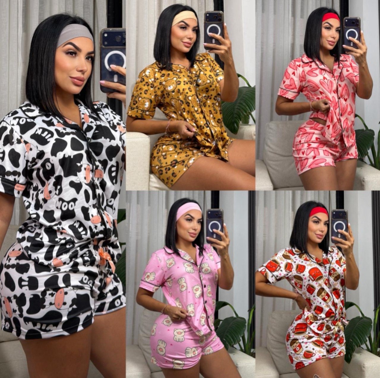 Pijama dama camiseta REF:EL004