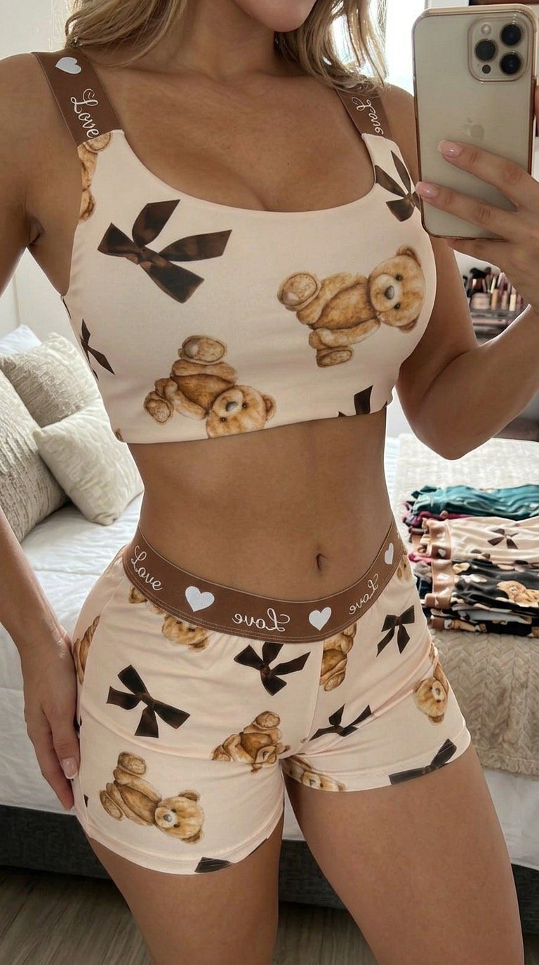 Pijama dama Elásticos short REF:OW010