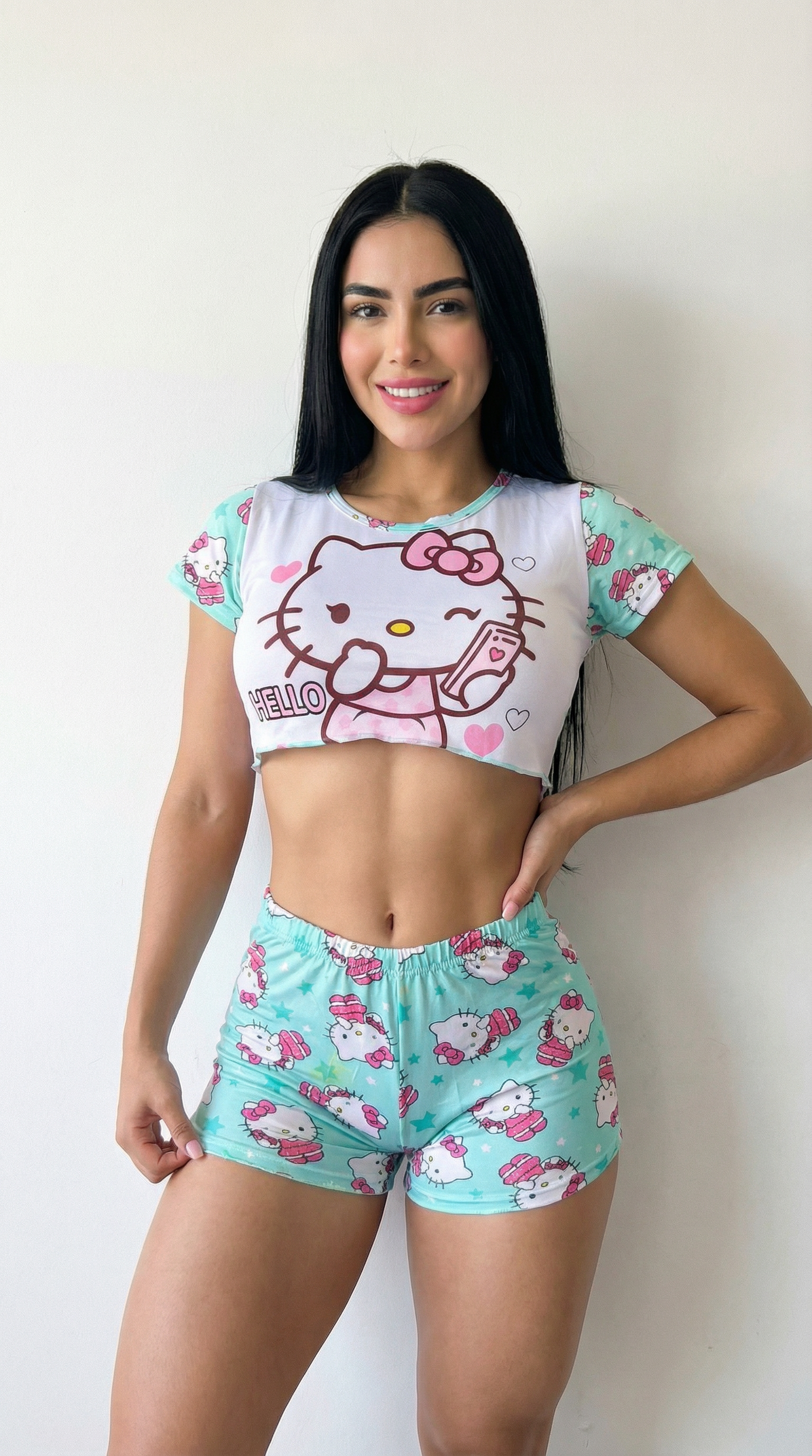 Pijama dama blusa corta-short REF:DN001