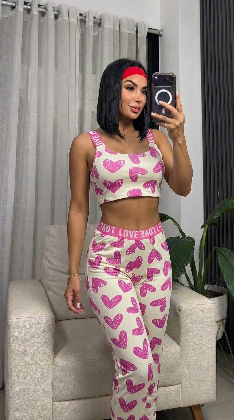 Pijama dama Elásticos Pantalon REF:OW003